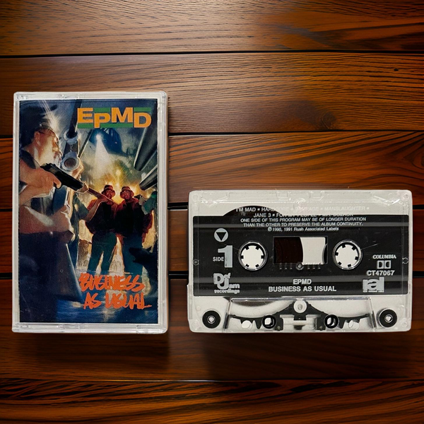 •EPMD - BUSINESS AS USUAL• ~1990 ORIGINAL PRESSING~ (CASSETTE TAPE) (1)