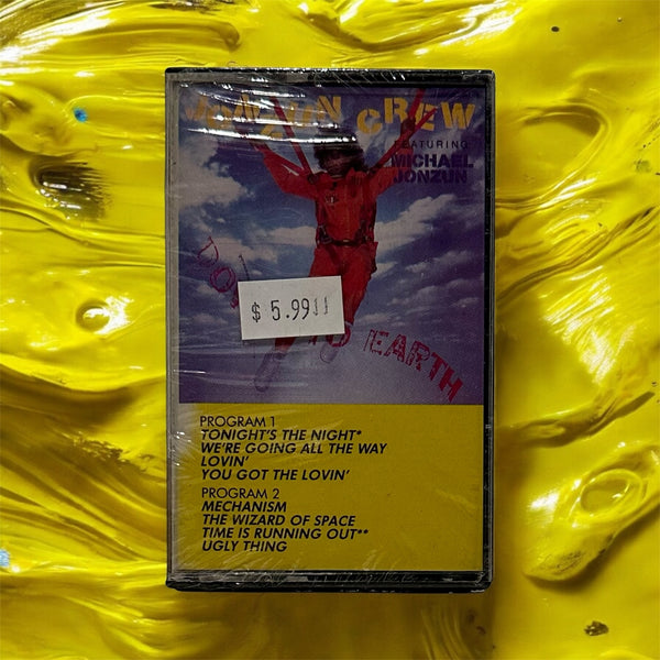•JONZUN CREW FEATURING MICHAEL JONZUN ~ DOWN TO EARTH• ~1984 OG SEALED PRESSING~ (CASSETTE TAPE)