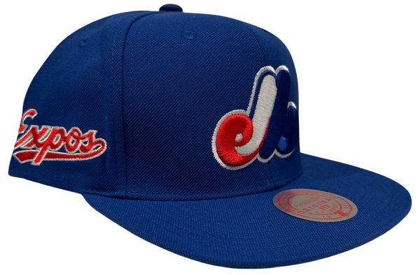 *Montreal Expos* snapback hats by Mitchell & Ness