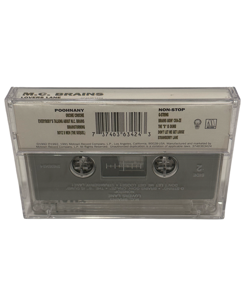 •M.C. BRAINS - LOVERS LANE• ~1992 OG PRESSING~ (CASSETTE TAPE)