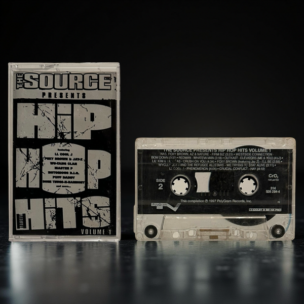 •HIP HOP HITS - THE SOURCE PRESENTS• ~1997 OG PRESSING~ (CASSETTE TAPE)