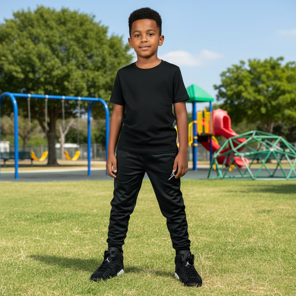 *AIR JORDAN* (BLACK) Activewear Pants for boys (Size 4-5 YRS)