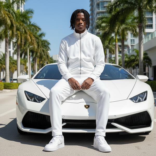 *FILA* ~Velour Sets~ (White) (Men’s)