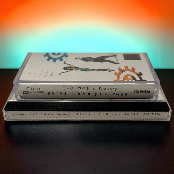 •C&C MUSIC FACTORY ~ GUNNA MAKE YOU SWEAT• ~1990 OG PRESSINGS~ (CD & CASSETTE TAPE)