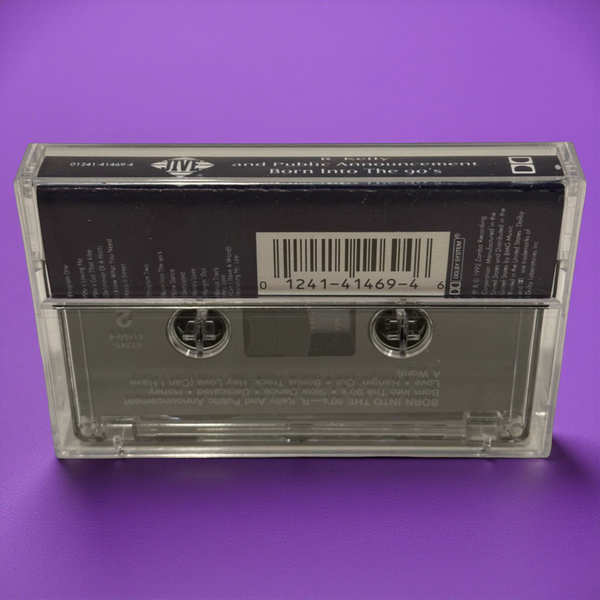•R.KELLY AND PUBLIC ANNOUNCEMENT - BORN INTO THE 90’s• ~1992 OG PRESSING~ (CASSETTE TAPE)