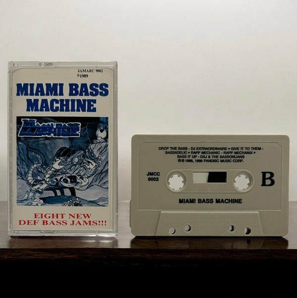 •MIAMI BASS MACHINE - MIAMI BASS MACHINE ~HTF 1989 OG PRESSING~ (CASSETTE TAPE)