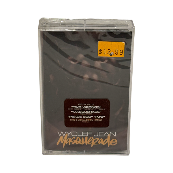 •WYCLEF JEAN ~ THE MASQUERADE• ~2002 OG PRESSINGS• (CD & SEALED CASSETTE TAPE)