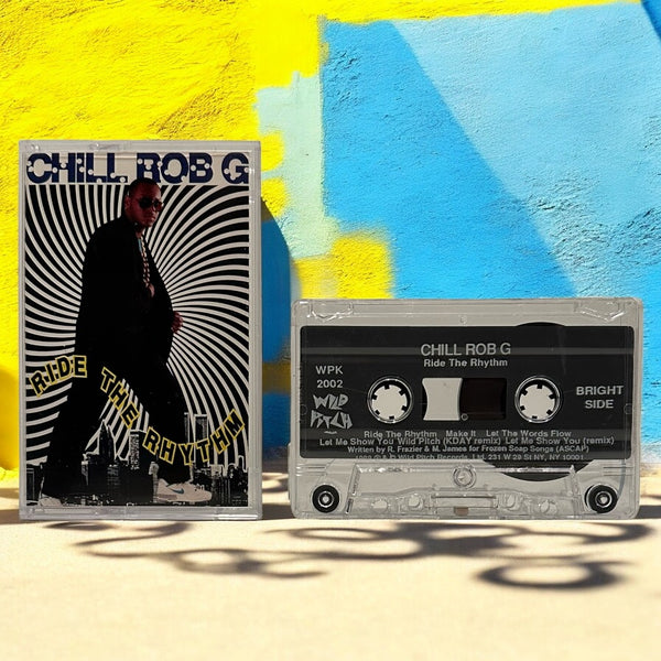 •CHILL ROB G ~ RIDE THE RHYTHM• ~1989 OG PRESSING~ (CASSETTE TAPE) (3)