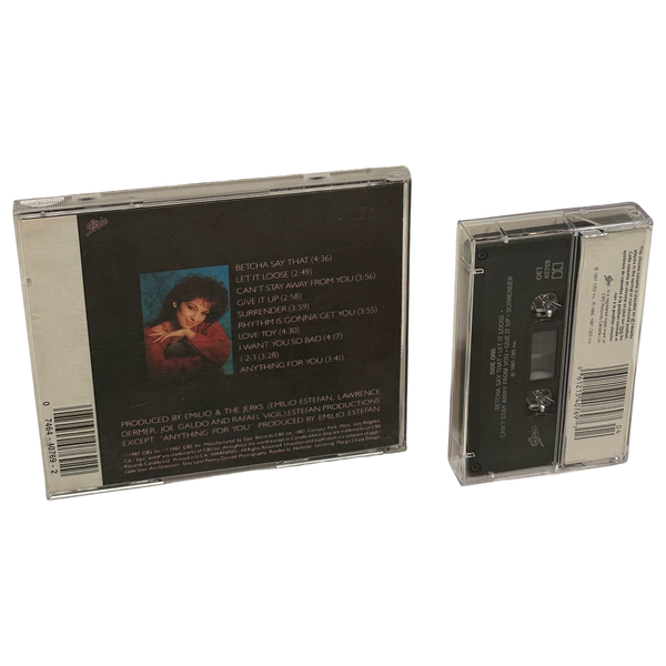 •GLORIA ESTEFAN AND MIAMI SOUND MACHINE ~ LET IT LOOSE• ~1987 OG CANADIAN PRESSINGS~ (CD & CASSETTE TAPE)