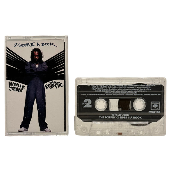 •WYCLEF JEAN - THE ECLEFTIC: 2 SIDES II A BOOK• ~2000 OG PRESSING~ (CASSETTE TAPE)
