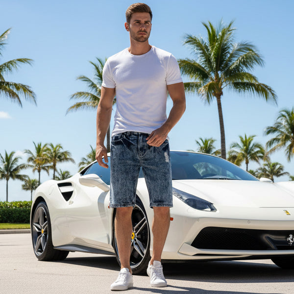 *SOUTHPOLE* ~DENIM SHORTS~ •WAIST 30”•