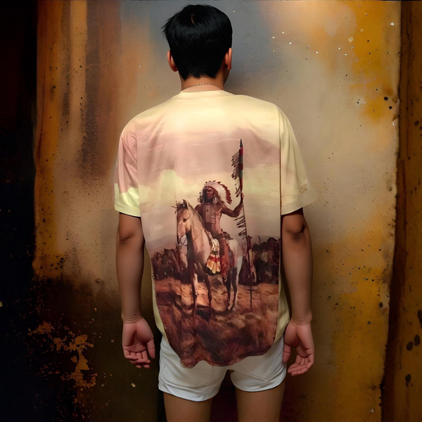 ^NATIVE AMERICAN^ ~FULL PRINT~ LIGHTWEIGHT SUMMER TEES