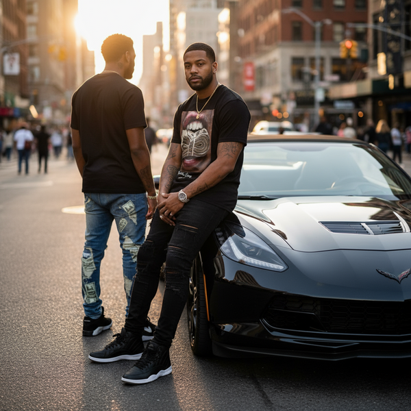 *HUSTLE GANG* ~Money Staxxx~ •T-shirt• (vinyl logo)