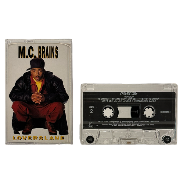 •M.C. BRAINS - LOVERS LANE• ~1992 OG PRESSINGS~ (CD & CASSETTE TAPE)