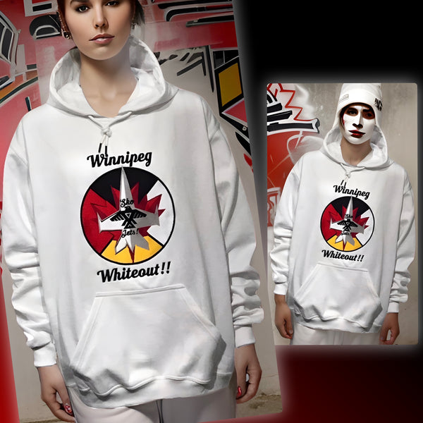 ^WINNIPEG WHITEOUT^ PULLOVER HOODIES (EMBROIDERED LOGO)