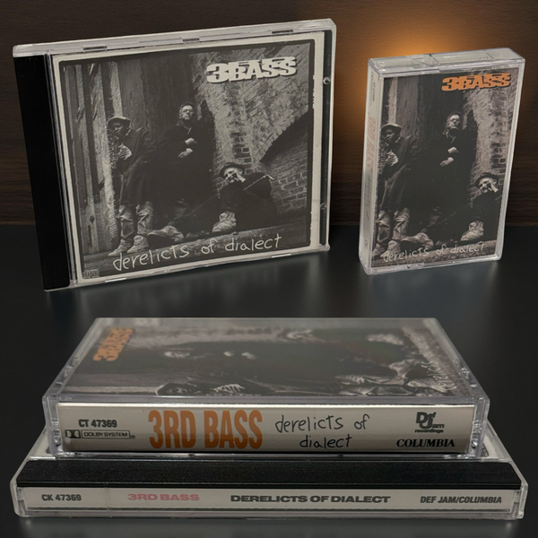 •3RD BASS ~ DERELICTS OF DIALECT• ~1991 OG PROMO WITH BARCODE PUNCH HOLE~ (CD)