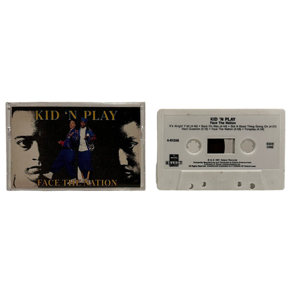 •KID ‘N PLAY - FACE THE NATION• ~1991 OG PRESSING~ (CASSETTE TAPE)