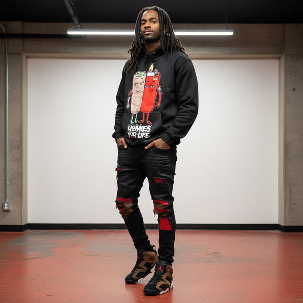 *HOMIES FOR LIFE* PULLOVER HOODIES BY OUTFIT KINGS
