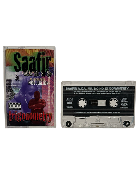 •SAAFIR A.K.A. MR. NO NO - TRIGONOMETRY• ~1998 OG PRESSINGS~ (CD & CASSETTE TAPE)