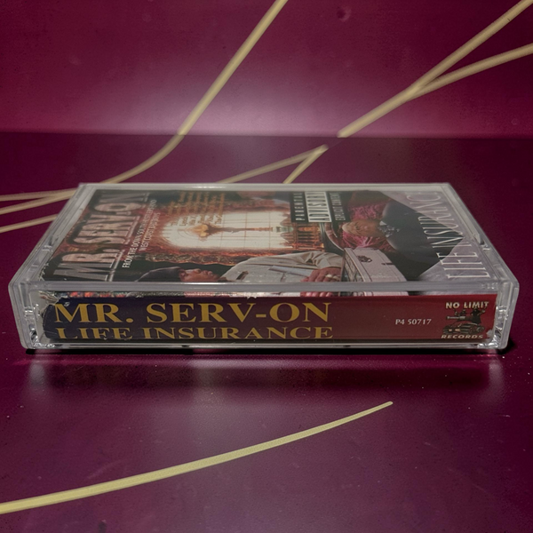 •MR. SERV-ON ~ LIFE INSURANCE• ~1997 OG PRESSING~ (NO LIMIT) (CASSETTE TAPE)