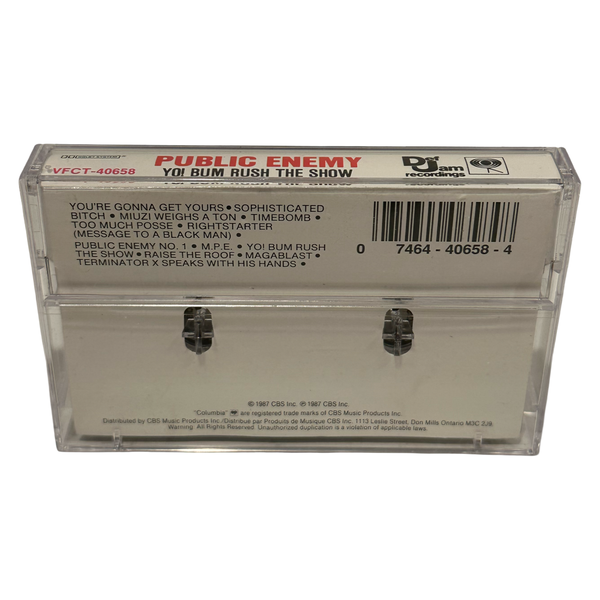 •PUBLIC ENEMY - YO! BUM RUSH THE SHOW• ~1987 OG PRESSINGS~ (CD & CASSETTE TAPE)