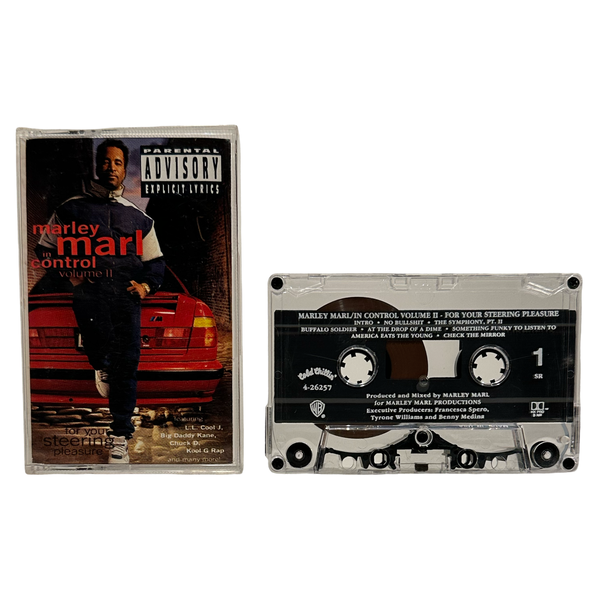 •MARLEY MARL - IN CONTROL VOL II - FOR YOUR STEERING PLEASURE• ~1991 OG PRESSINGS~ (CD & CASSETTE TAPE)