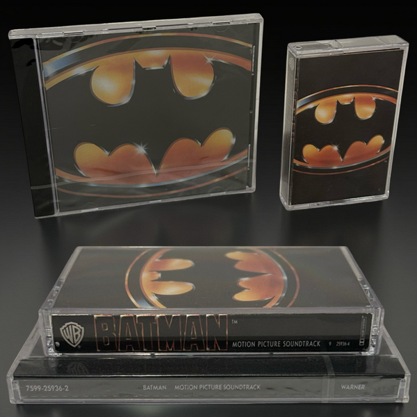 •BATMAN - MOTION PICTURE SOUNDTRACK• ~1989 OG PRESSINGS~ (SEALED CD & CASSETTE TAPE)