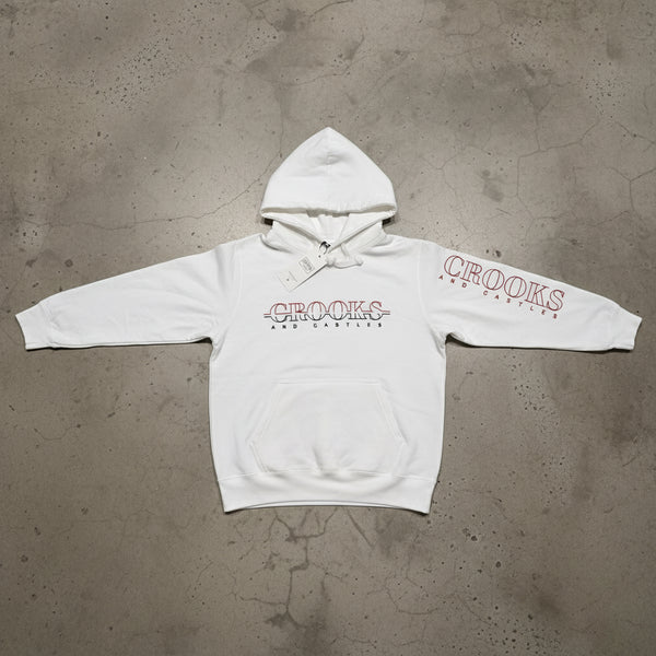 *CROOKS & CASTLES* (WHITE) PULLOVER HOODIES FOR WOMEN
