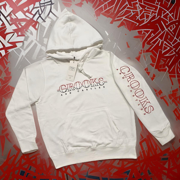 *CROOKS & CASTLES* (WHITE) PULLOVER HOODIES FOR WOMEN