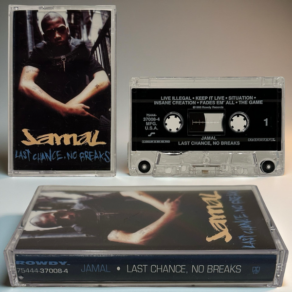 •JAMAL - LAST CHANCE, NO BREAKS• ~1995 OG PRESSING~ (CASSETTE TAPE)