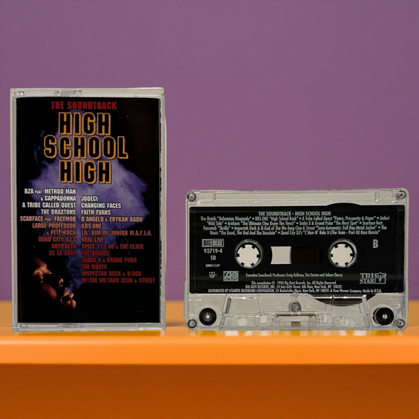 •HIGH SCHOOL HIGH ~ THE SOUNDTRACK• ~1996 OG PRESSING~ (CASSETTE TAPE) (2)