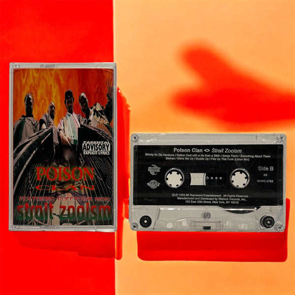 •POISON CLAN ~ STRAIT ZOOISM• ~1995 OG PRESSING~ (CASSETTE TAPE)
