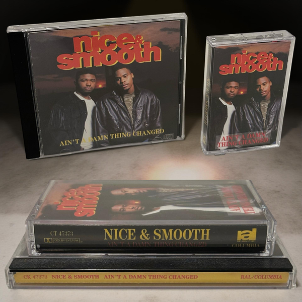 •NICE & SMOOTH ~ AIN’T A DAMN THING CHANGED• ~1991 OG PRESSINGS~ (CD & CASSETTE TAPE)
