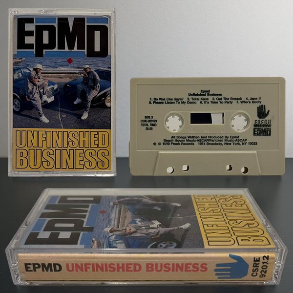 •EPMD ~ UNFINISHED BUSINESS• ~1989 OG PRESSING~ (FRESH RECORDS CASSETTE) (1)
