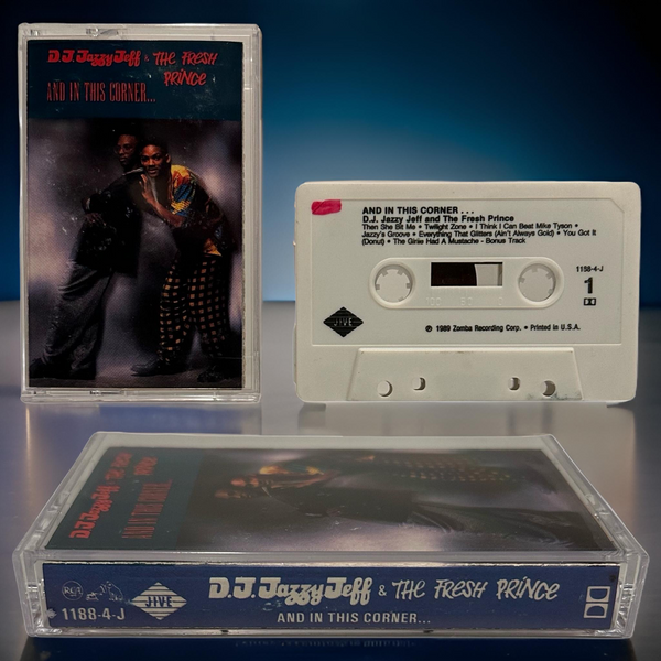 •D.J. JAZZY JEFF AND THE FRESH PRINCE - …AND IN THIS CORNER• ~1989 OG PRESS~ (CLUB) (CASSETTE TAPE) (3)