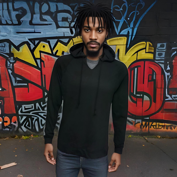 ^C.O.A.^ (BLACK) LIGHTWEIGHT PULLOVER HOODIES (SUMMER STYLE)