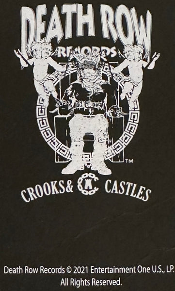 *CROOKS & CASTLES* (WHITE-BLUE TIE DYE) *DEATH ROW* COTTON SHORTS