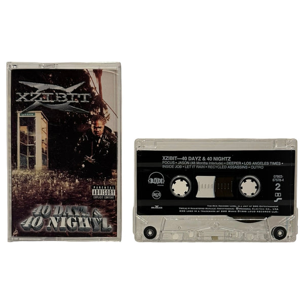 •XZIBIT - 40 DAYZ & 40 NIGHTZ• ~1998 OG PRESSING~ (CASSETTE TAPE)