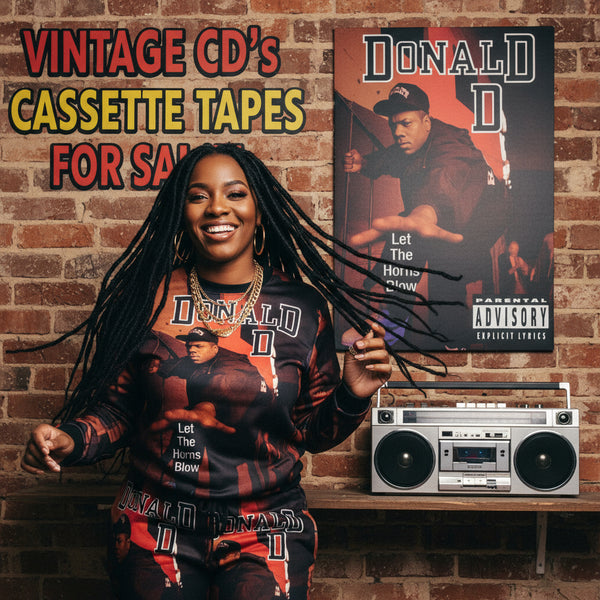 •DONALD D - LET THE HORNS BLOW• ~1992 OG PRESSING~ (CASSETTE TAPE)