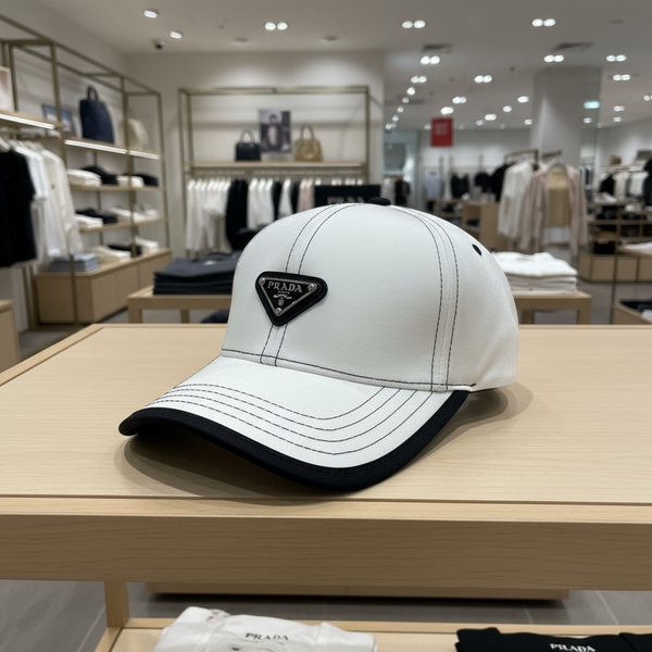 *LUXURY* ~Italian~ •curved beak hat• (adjustable strap)