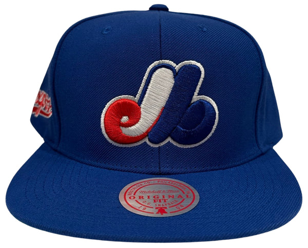 *Montreal Expos* snapback hats by Mitchell & Ness