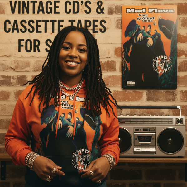 •MAD FLAVA ~ FROM THA GROUND UNDA• ~1994 OG PRESSING~ (CASSETTE TAPE)