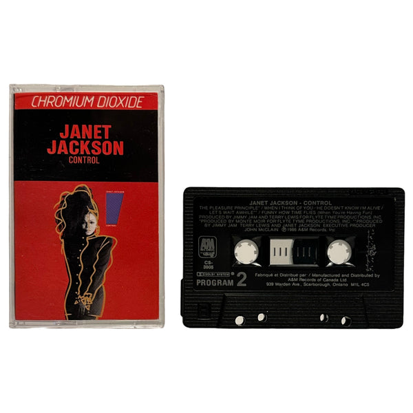•JANET JACKSON - CONTROL• ~1986 OG CANADIAN PRESSING~ (CASSETTE TAPE)