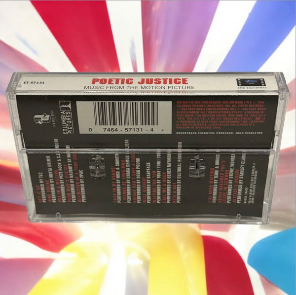 •POETIC JUSTICE - MUSIC FROM THE MOTION PICTURE• ~1993 OG PRESSING~ (CASSETTE TAPE)