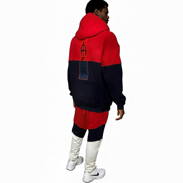 *CHAMPION CHIEFIN’* (RED-NAVY-WHITE) FULL HOODED SWEATSUITS (UNISEX)