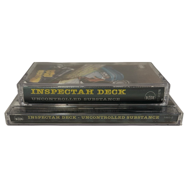 •INSPECTAH DECK - UNCONTROLLED SUBSTANCE• ~1999 OG CANADIAN PRESSINGS~ (CD & CASSETTE TAPE)