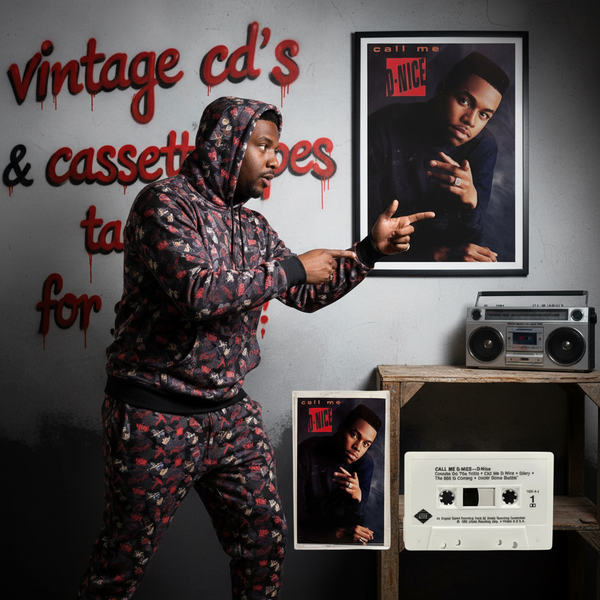 •D-NICE -CALL ME D-NICE• ~1990 OG PRESSING~ (CASSETTE TAPE) (1)