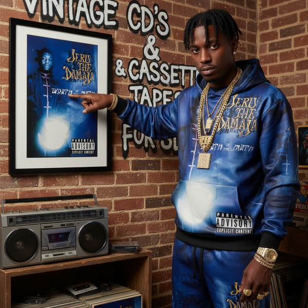 •JERU THE DAMAJA - WRATH OF THE MATH• ~1996 OG CANADIAN PRESSING~ (CASSETTE TAPE) (BLACK SHELL)