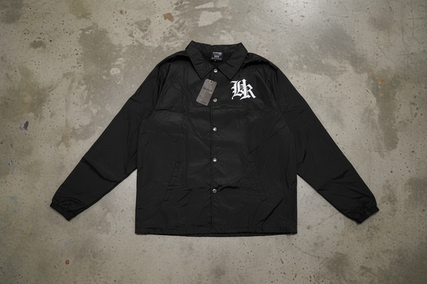 *HEADRUSH* (Black) ~Headrush Savages~ lined windbreaker jackets (Button up)