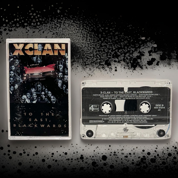 •X-CLAN - TO THE EAST BLACKWARDS• ~1990 OG PRESSING~ (CASSETTE TAPE)